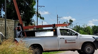 Un desperfecto en una línea de Media Tensión dejó sin luz a seis barrios de Olavarría y zonas rurales